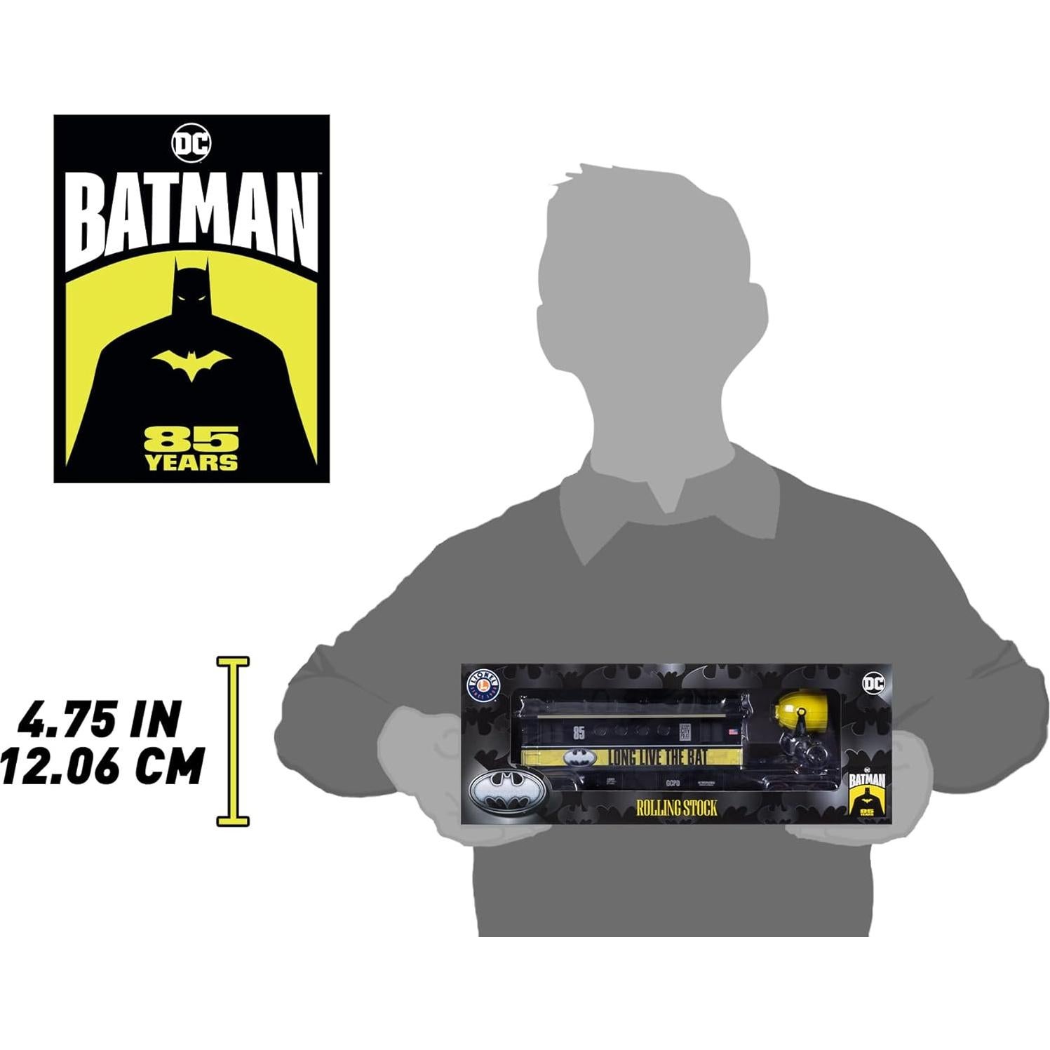 Caboose Lionel Batman 85 Aniversario con Señal Iluminada
