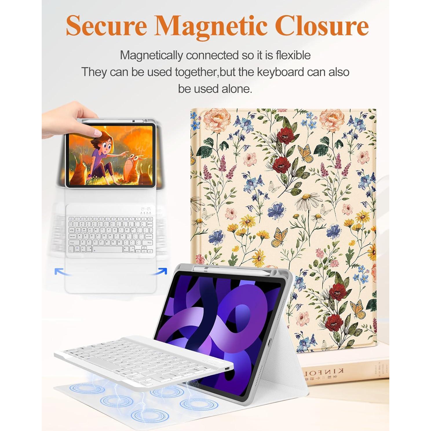 Funda para iPad Air 11" 2024 Wazzasoft con Teclado y Soporte