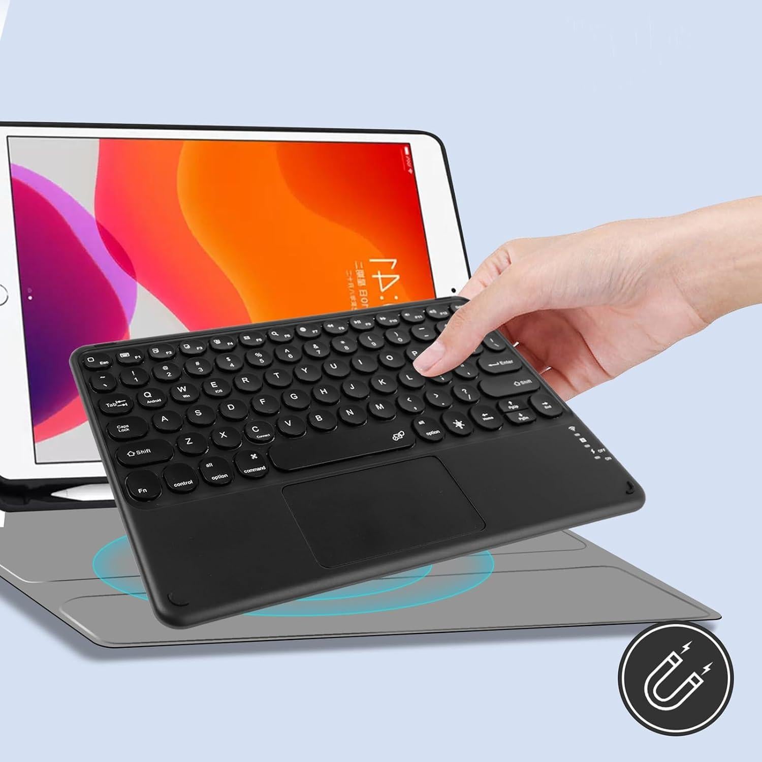 Teclado Bluetooth Sunffice con Touchpad y Retroiluminación RGB
