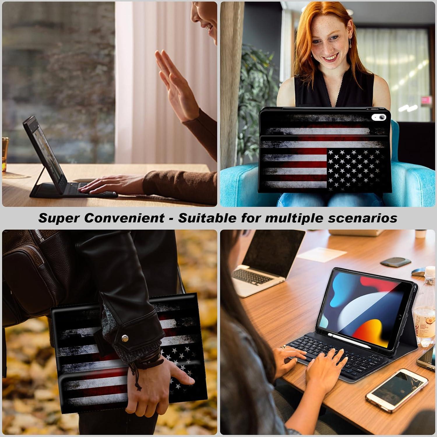 Funda Teclado Bluetooth DEGDFSGR para iPad 10ª Gen 10.9" 2022