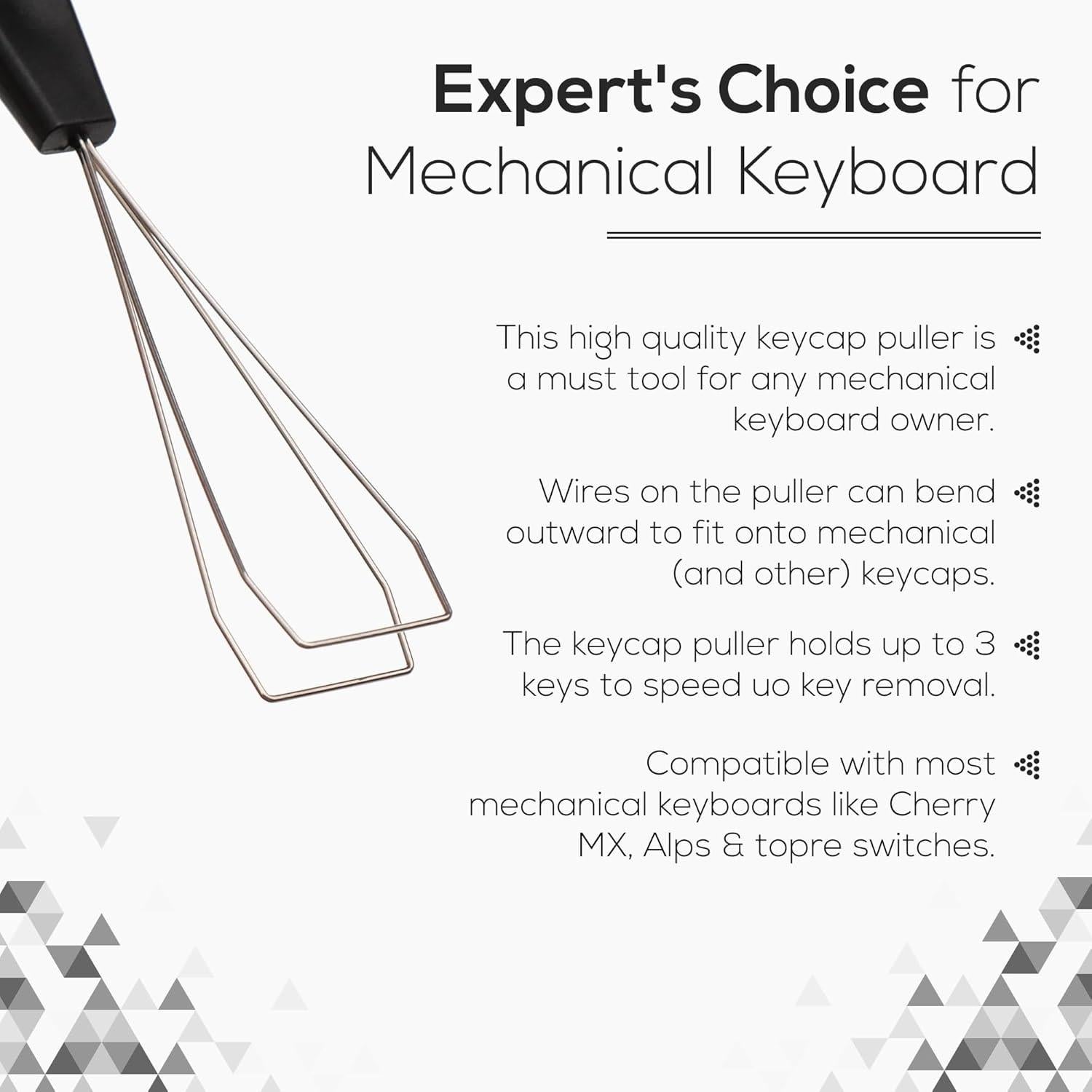 Extractor de Teclas Qisan Acero Inoxidable para Teclados Mecánicos