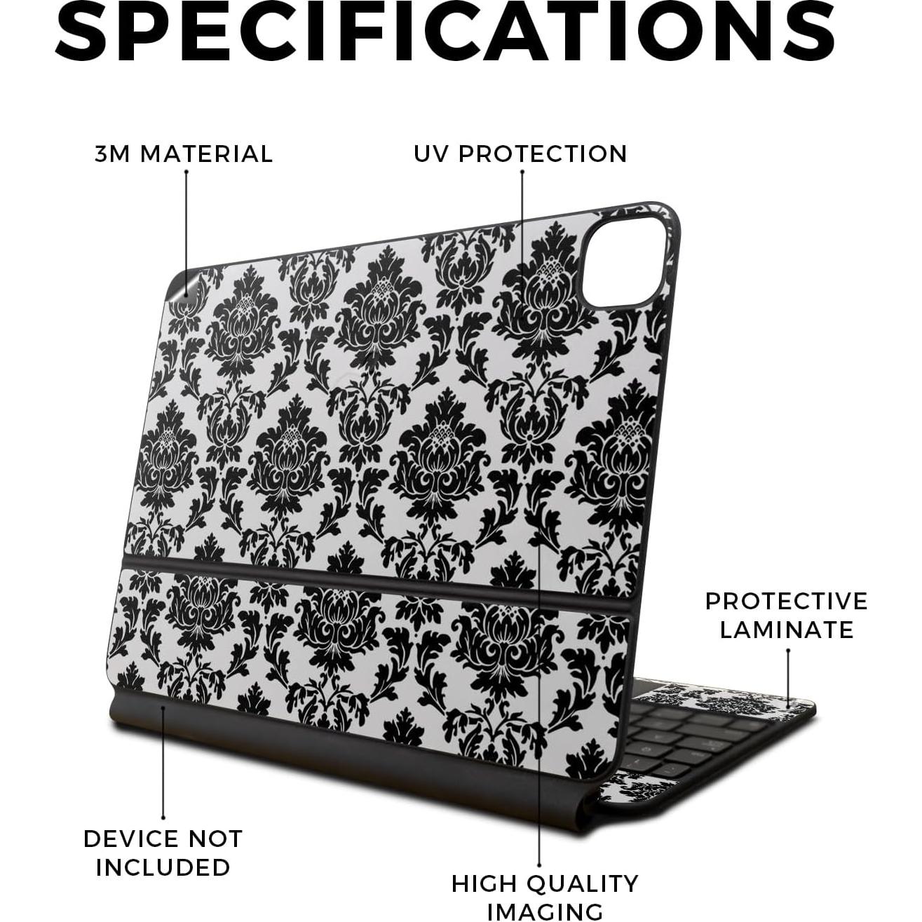 Funda Vinilo 3M para Apple Magic Keyboard iPad Air 11" 2024 - Damasco Vintage