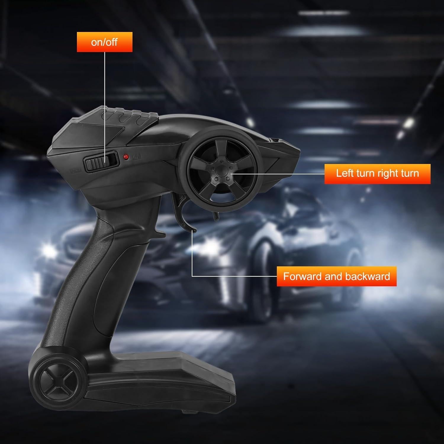 Coche RC Drift Dodoore 1:16 4WD 40 km/h Amarillo