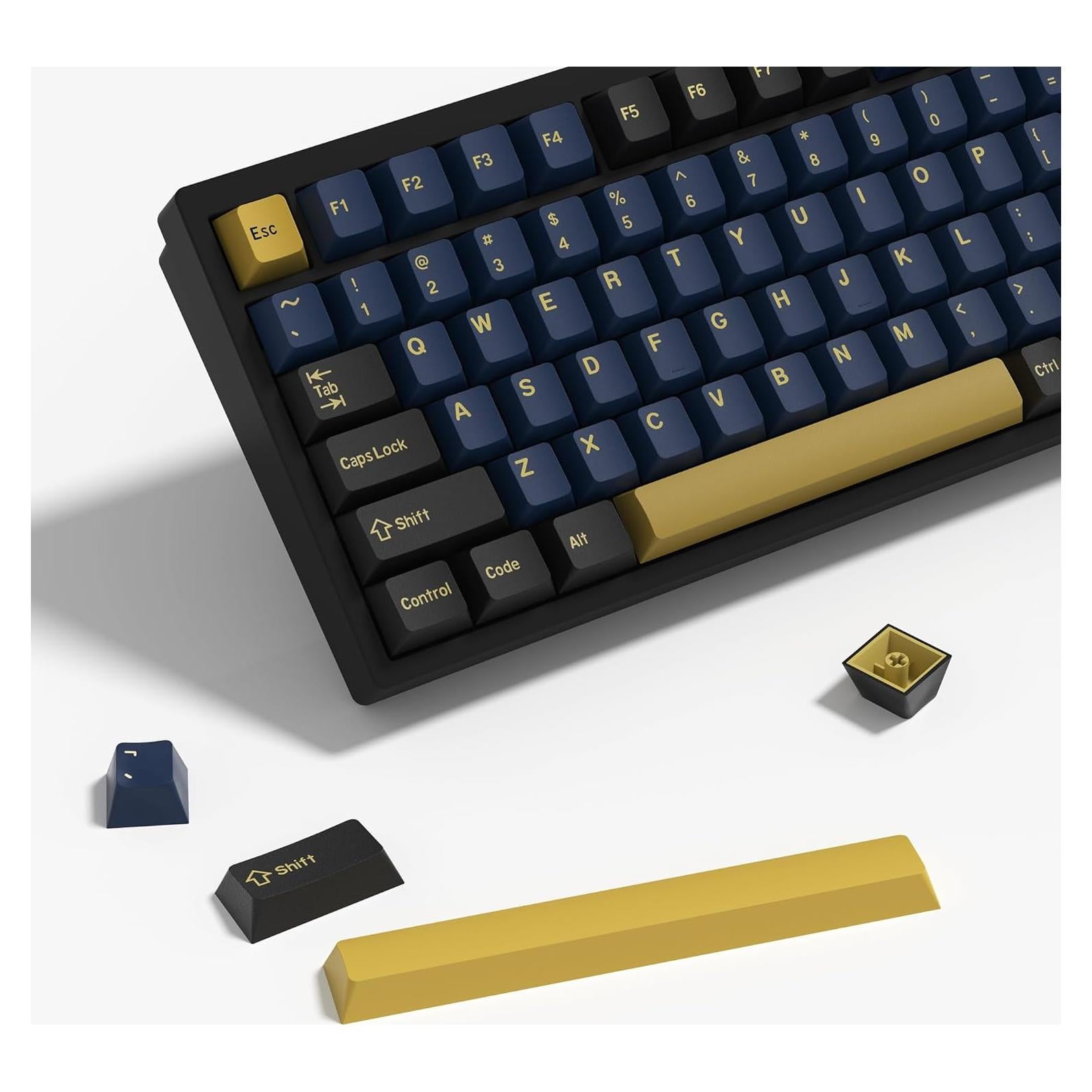 Conjunto de Teclas Personalizadas PBT Doble Tiro KBDiy 174 Teclas