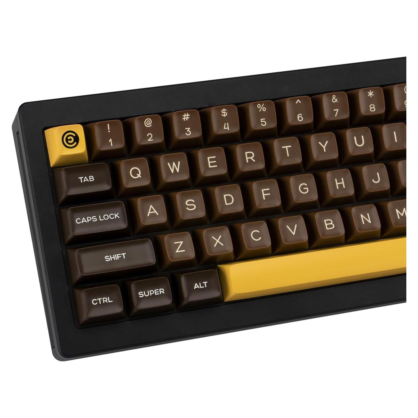 Juego de Teclas PBT Retro 140 Teclas Tema Chocolate GEKUCAP