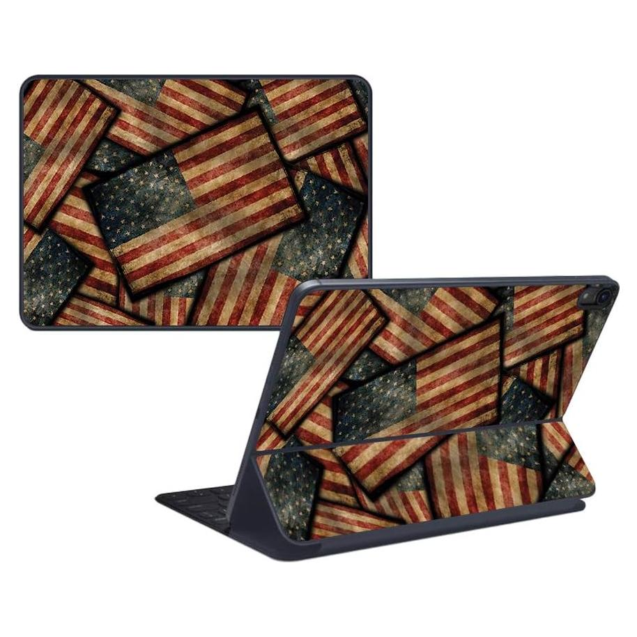 MightySkins Piel Vinilo Americana Vintage para iPad Pro 12.9"