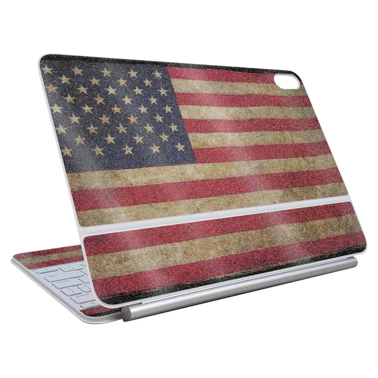 Piel Brillante MightySkins para Apple Magic Keyboard 13" 2025 - Bandera Vintage