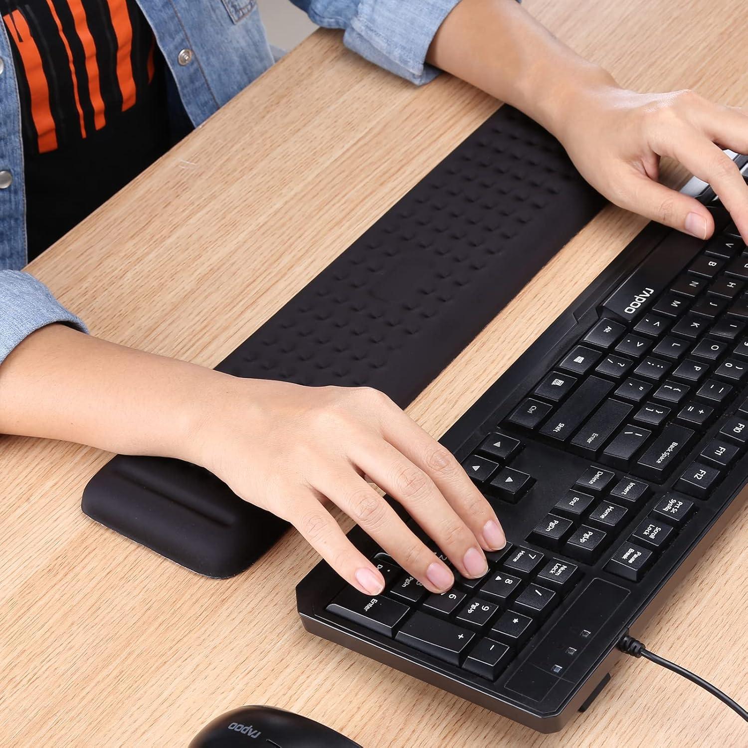 Reposamuñecas Ergonómico Aelfox 44x10 cm Espuma Viscoelástica