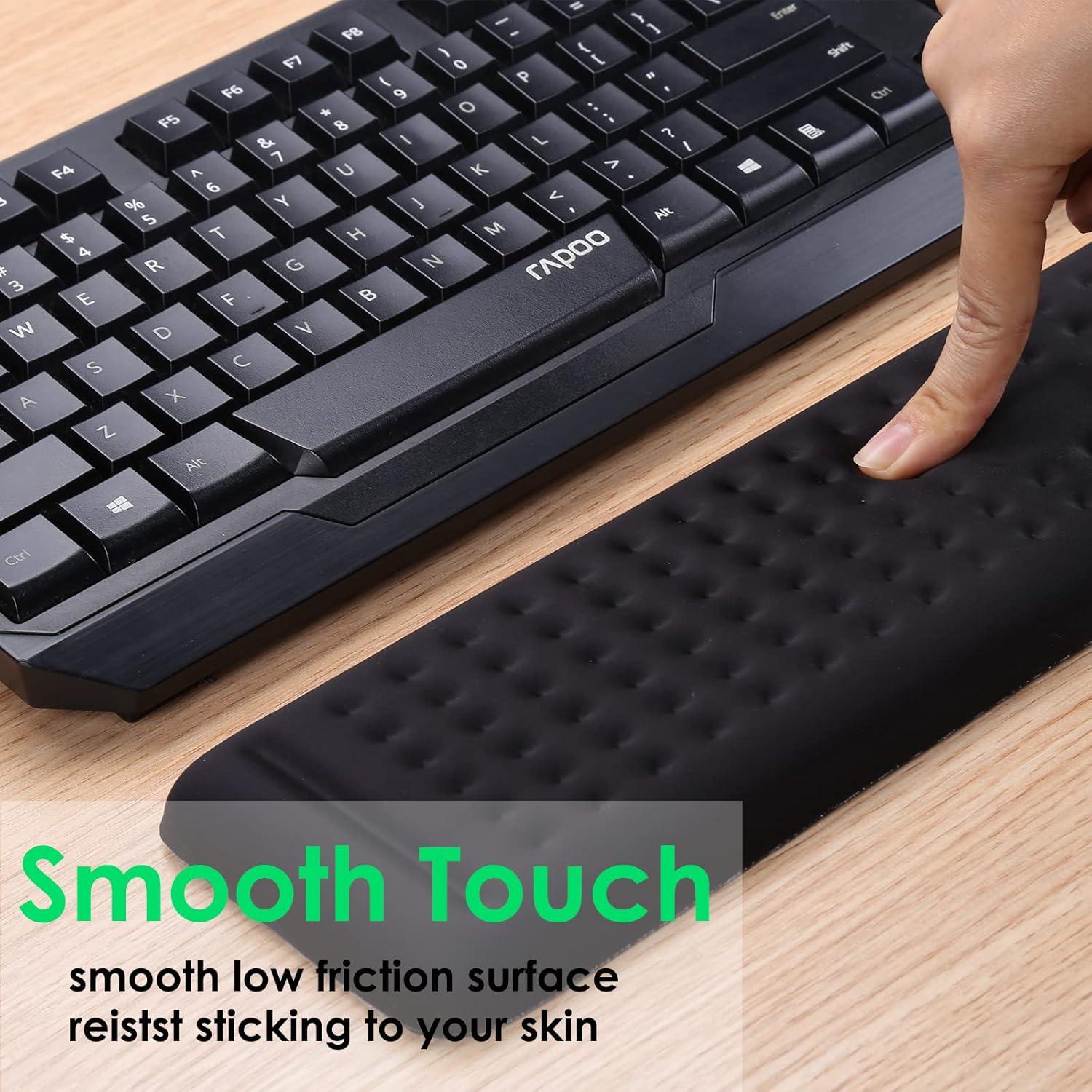 Reposamuñecas Ergonómico Aelfox 44x10 cm Espuma Viscoelástica