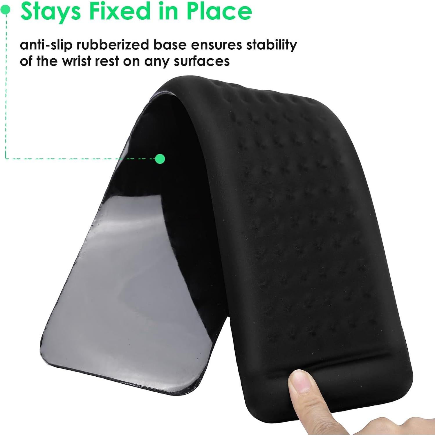 Reposamuñecas Ergonómico Aelfox 44x10 cm Espuma Viscoelástica