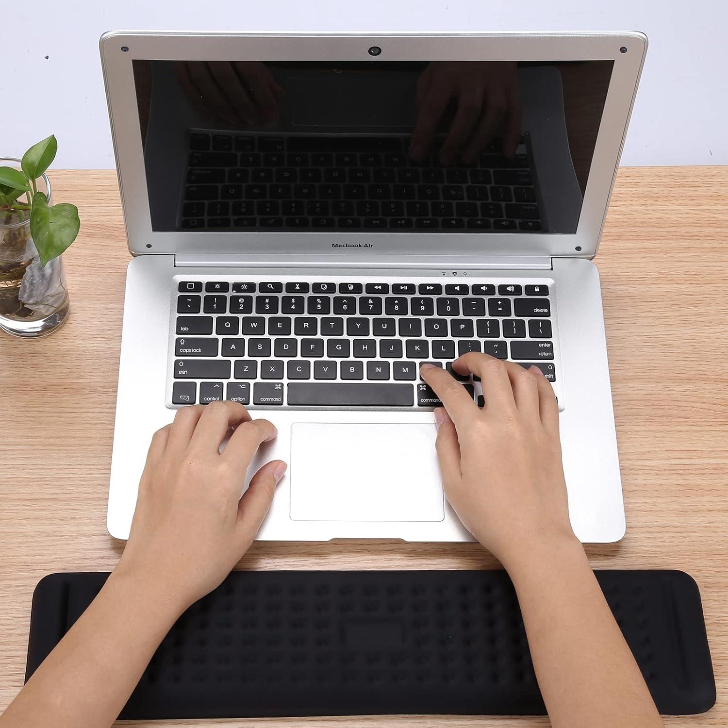 Reposamuñecas Ergonómico Aelfox 44x10 cm Espuma Viscoelástica