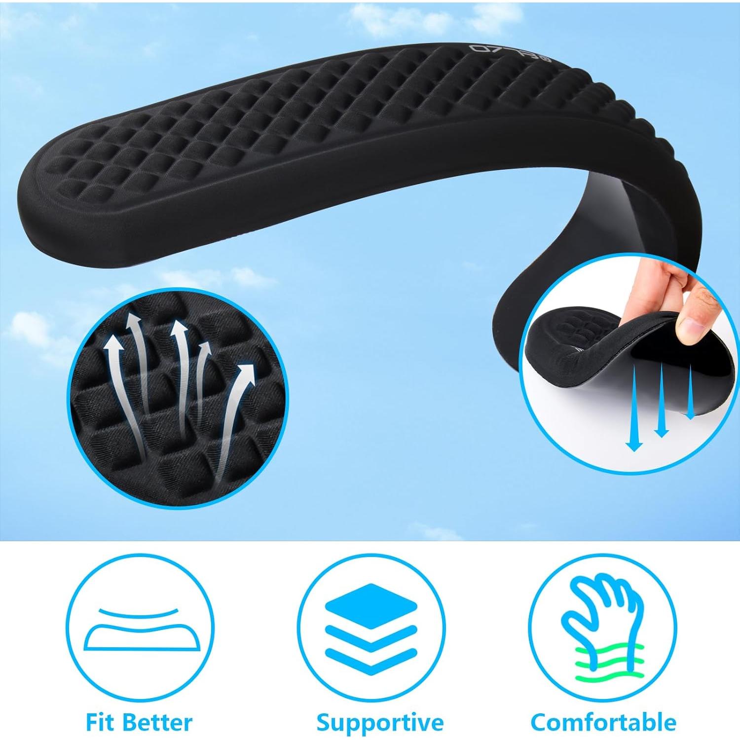 Soporte de Muñeca ELZO Ergonómico para Teclado y Ratón