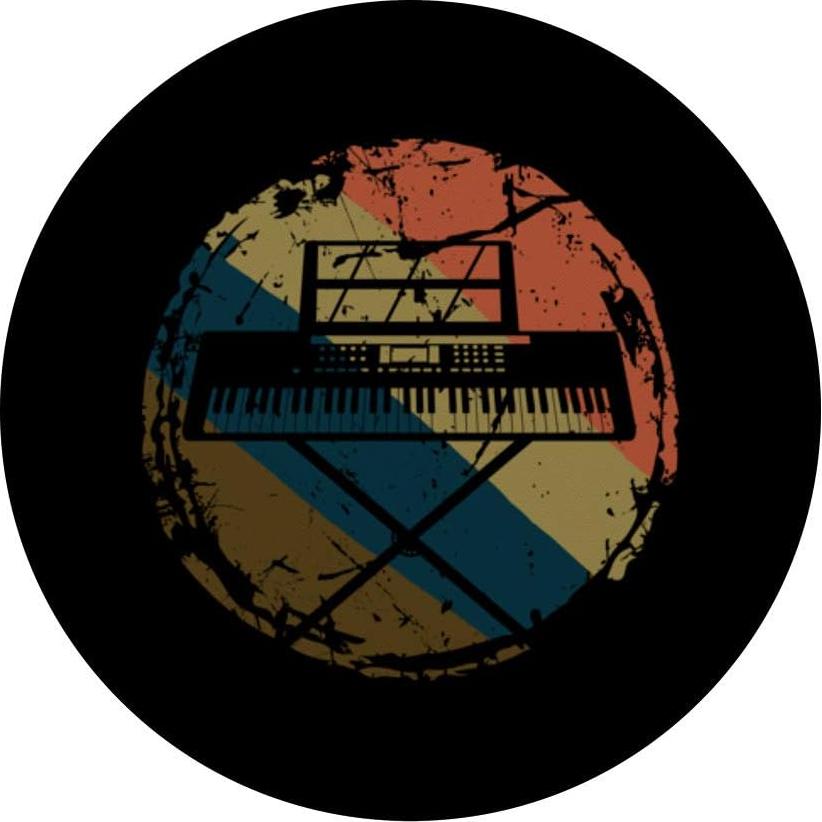 PopGrip para Pianista Retro Vintage - Soporte y Adhesivo