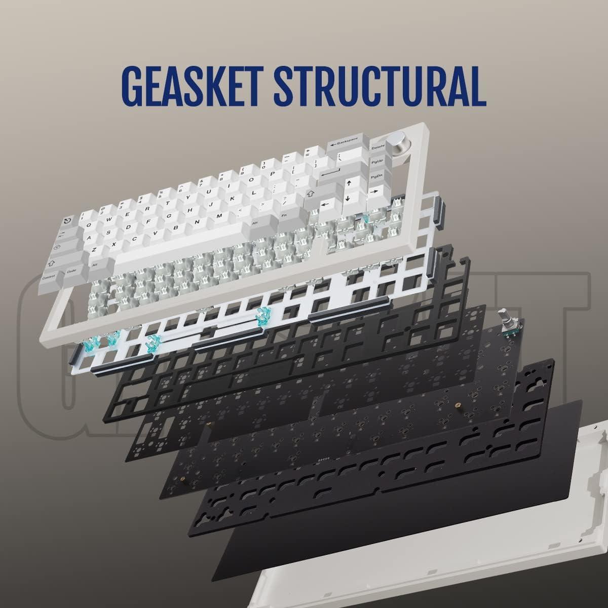 Teclado Mecánico Inalámbrico CIDOO V65 V2 65% RGB Aluminio