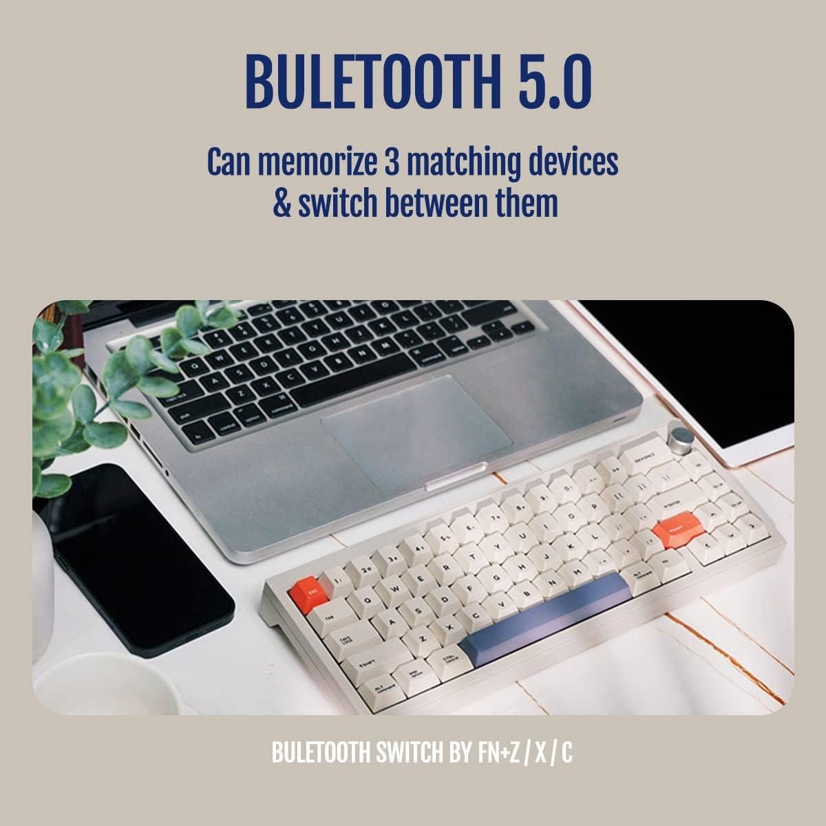 Teclado Mecánico Inalámbrico CIDOO V65 V2 65% RGB Aluminio