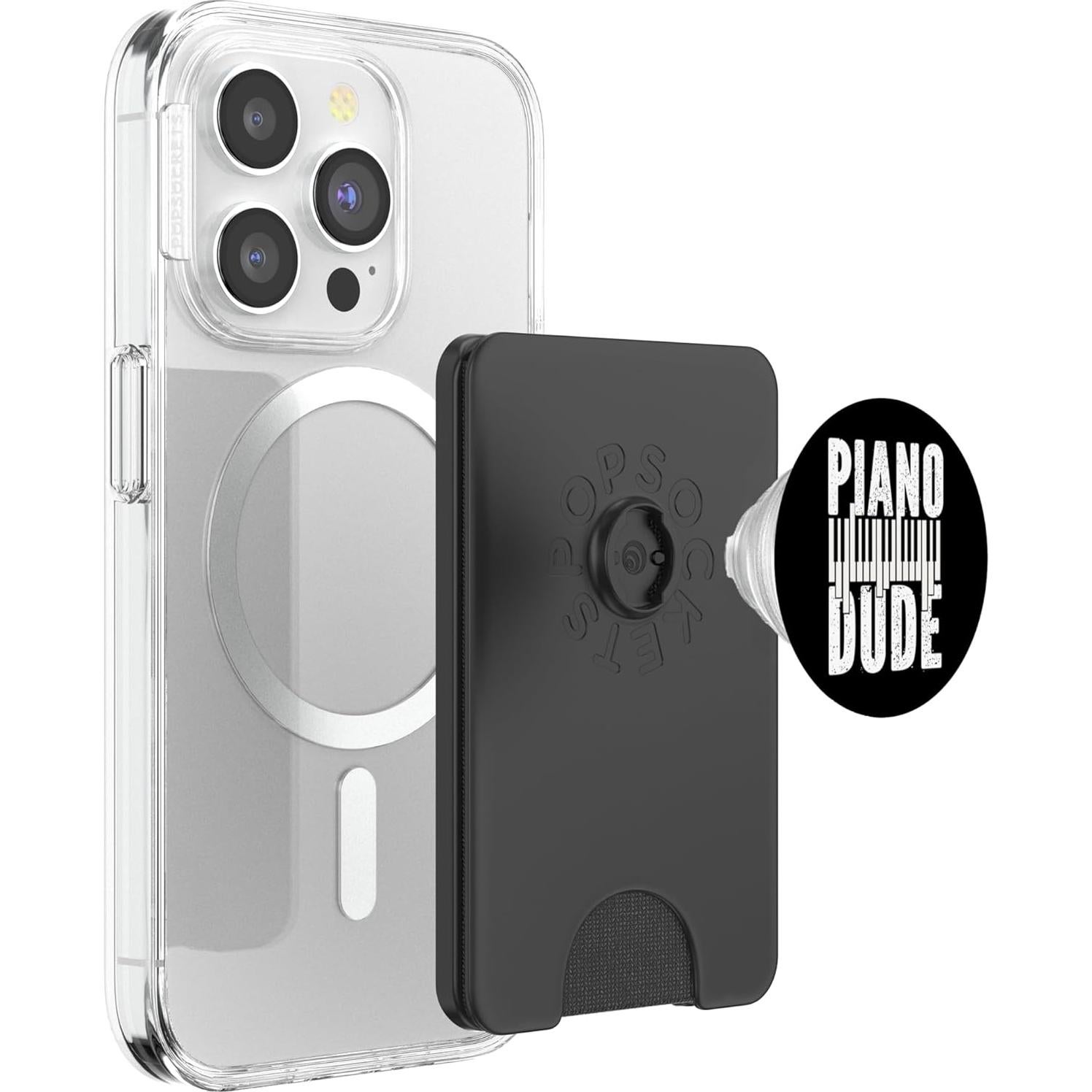 PopWallet Magnético PopSockets para iPhone - Diseño Piano