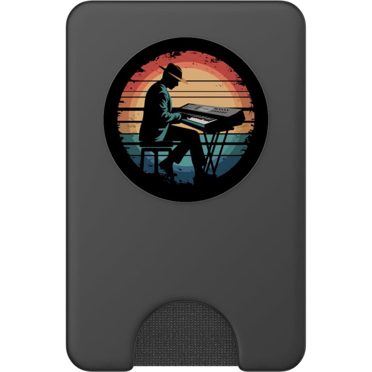 PopWallet Magnético PopSockets Teclado Retro Negro 40g