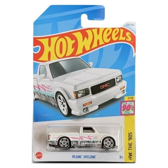 Hot Wheels GMC Syclone 1991 Blanco 1:64 Coleccionable