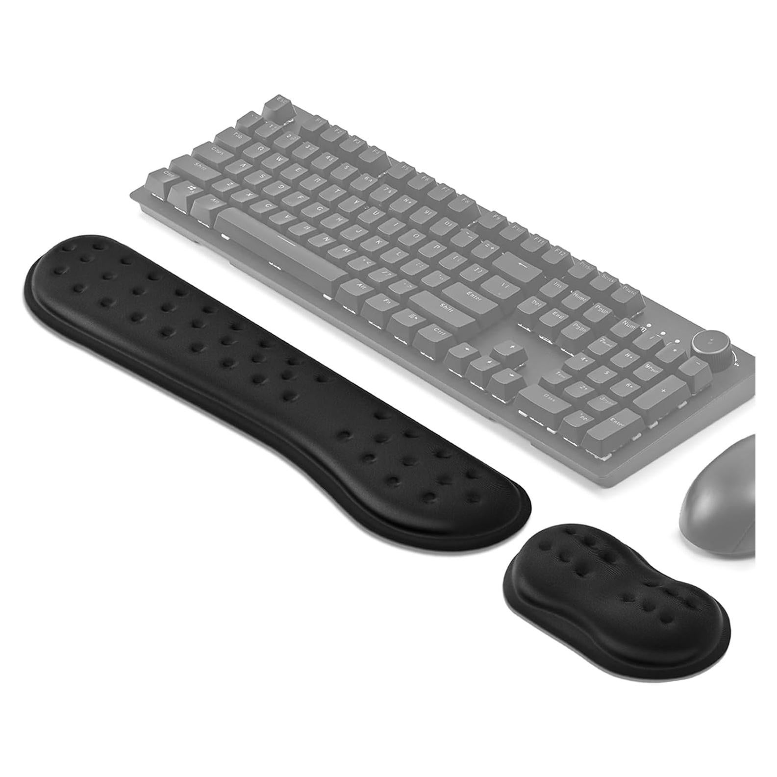 Reposamuñecas Ergonómico VANKEY, Espuma Viscoelástica, Antideslizante