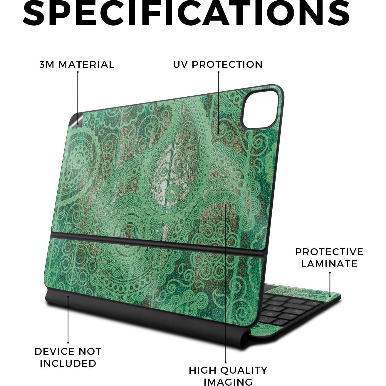 Cubierta Protectora Brillante MightySkins para Apple Magic Keyboard 11"