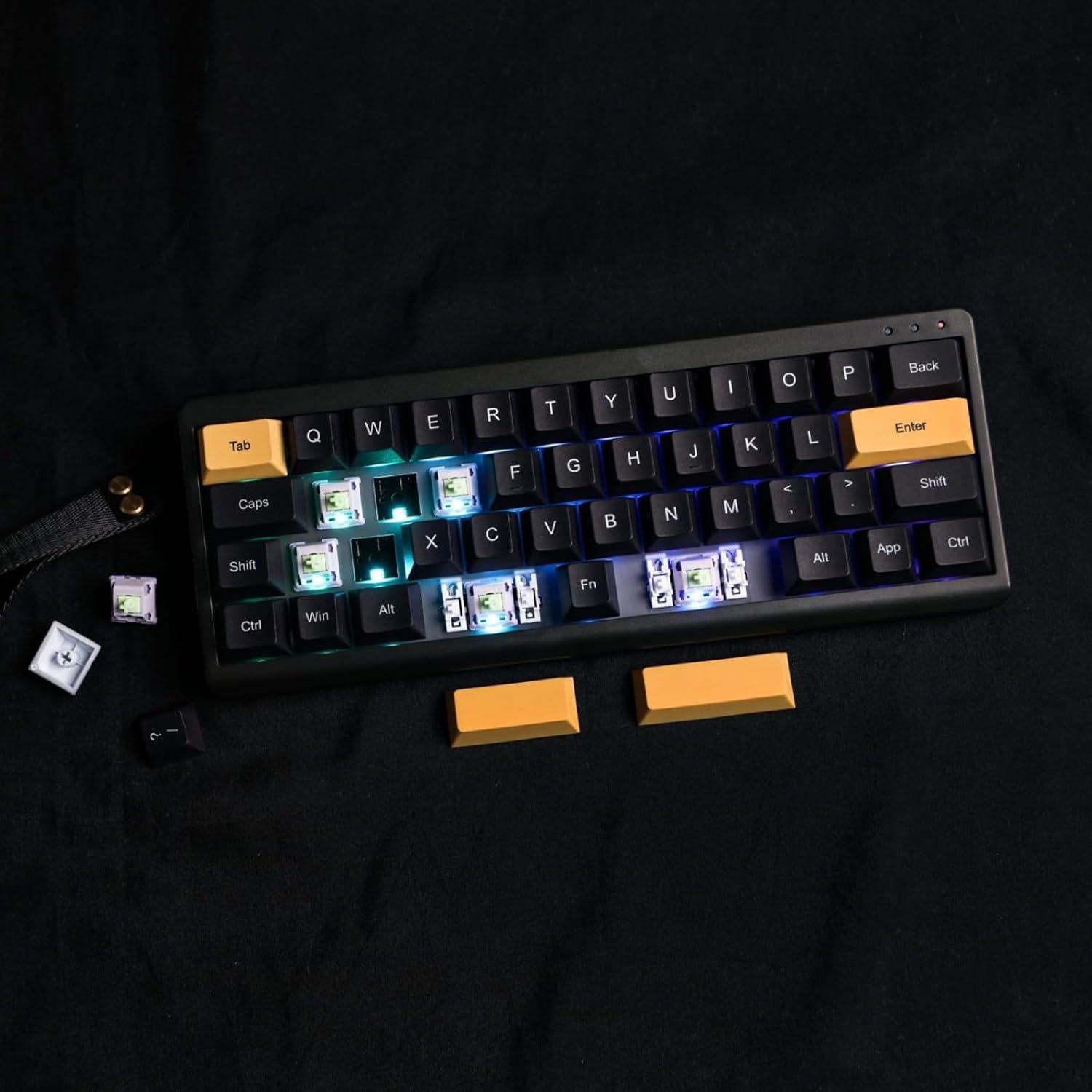 Teclado Mecánico Inalámbrico EPOMAKER TH40 40% RGB Negro