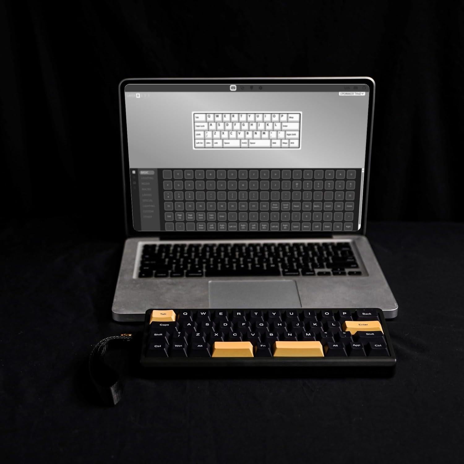 Teclado Mecánico Inalámbrico EPOMAKER TH40 40% RGB Negro