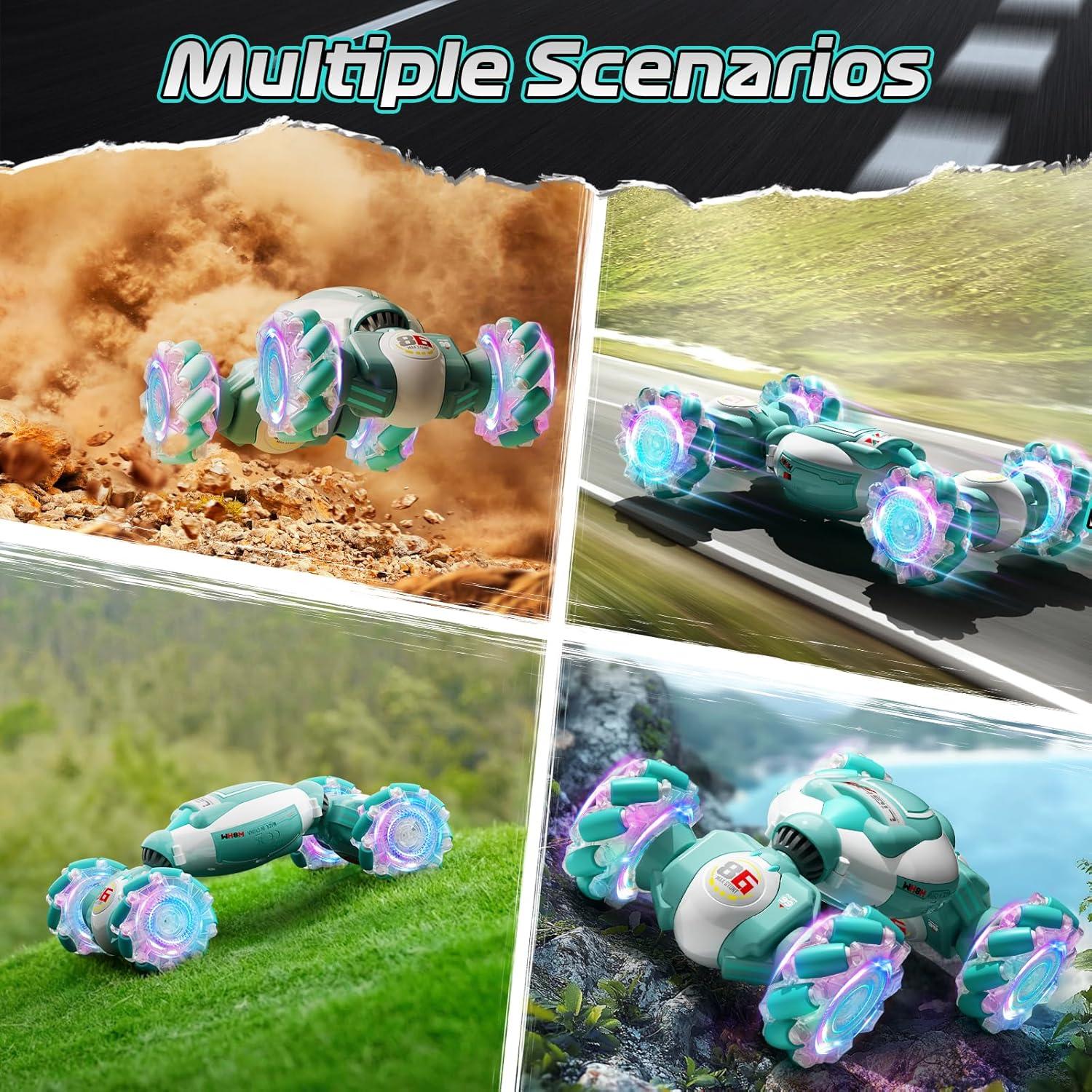 Coche Acrobático RC YTKIH 4WD Detección de Gestos 25.4cm