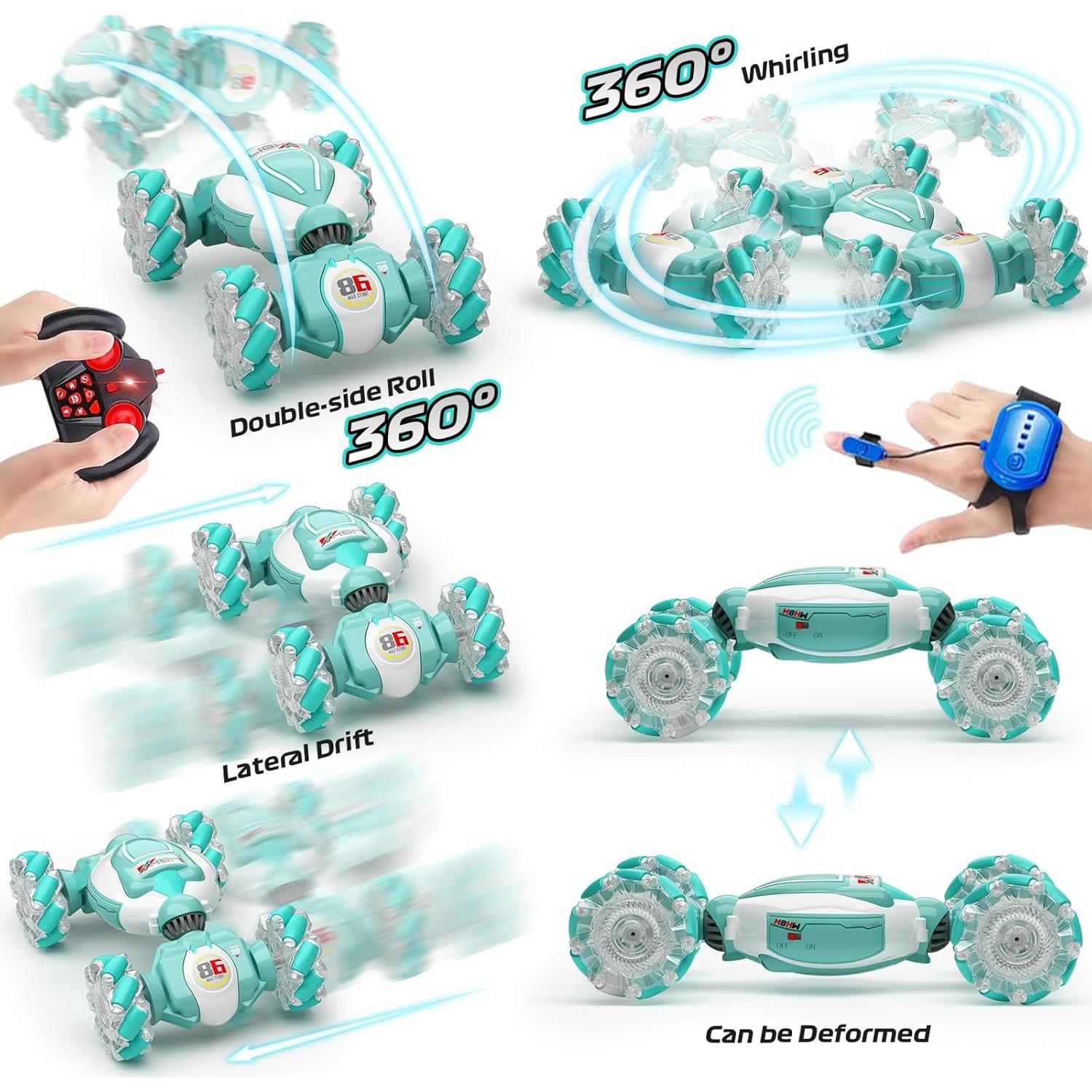 Coche Acrobático RC YTKIH 4WD Detección de Gestos 25.4cm