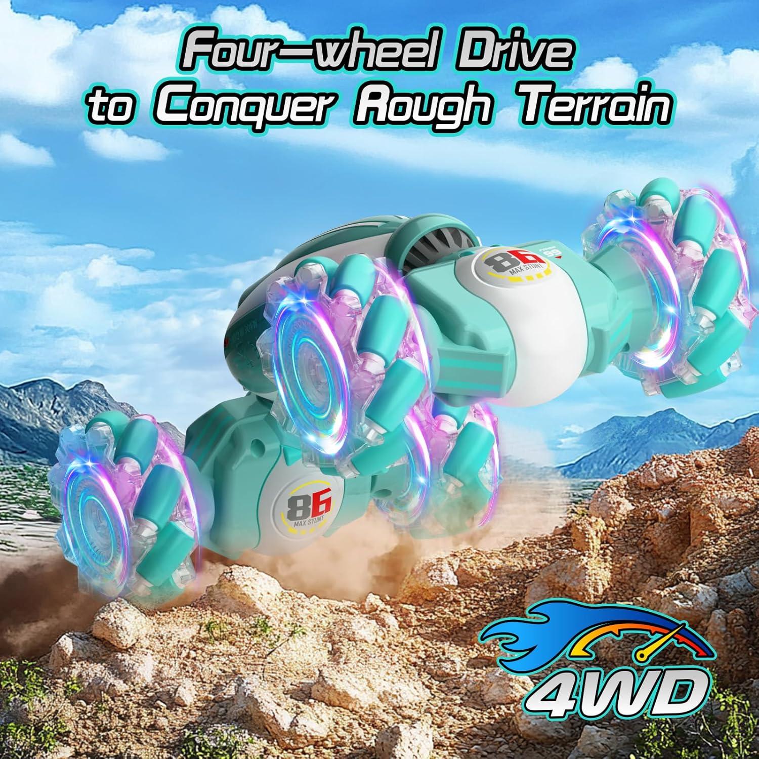 Coche Acrobático RC YTKIH 4WD Detección de Gestos 25.4cm