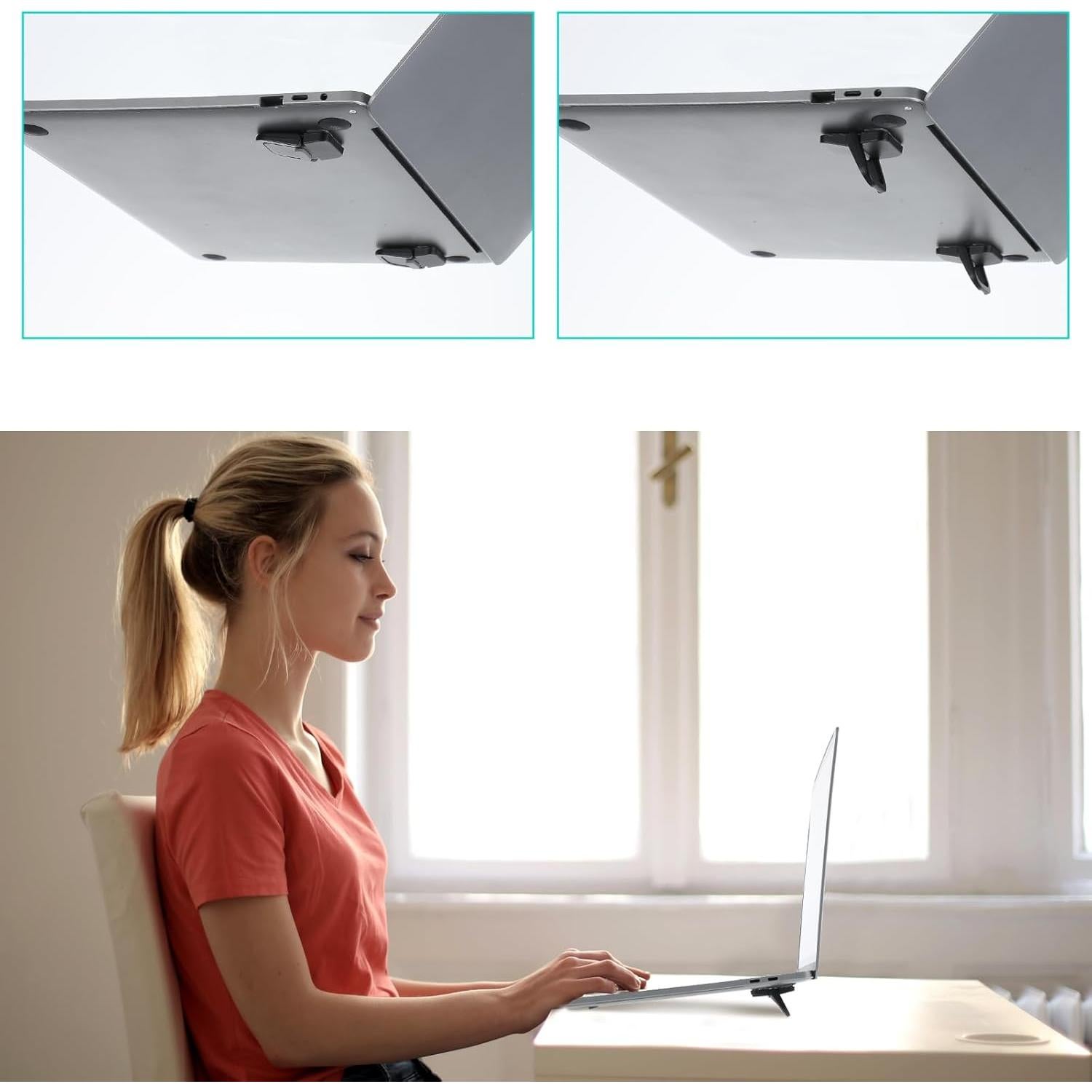 Soporte de Teclado YUXIANLB Ajustable 2 Piezas Negro