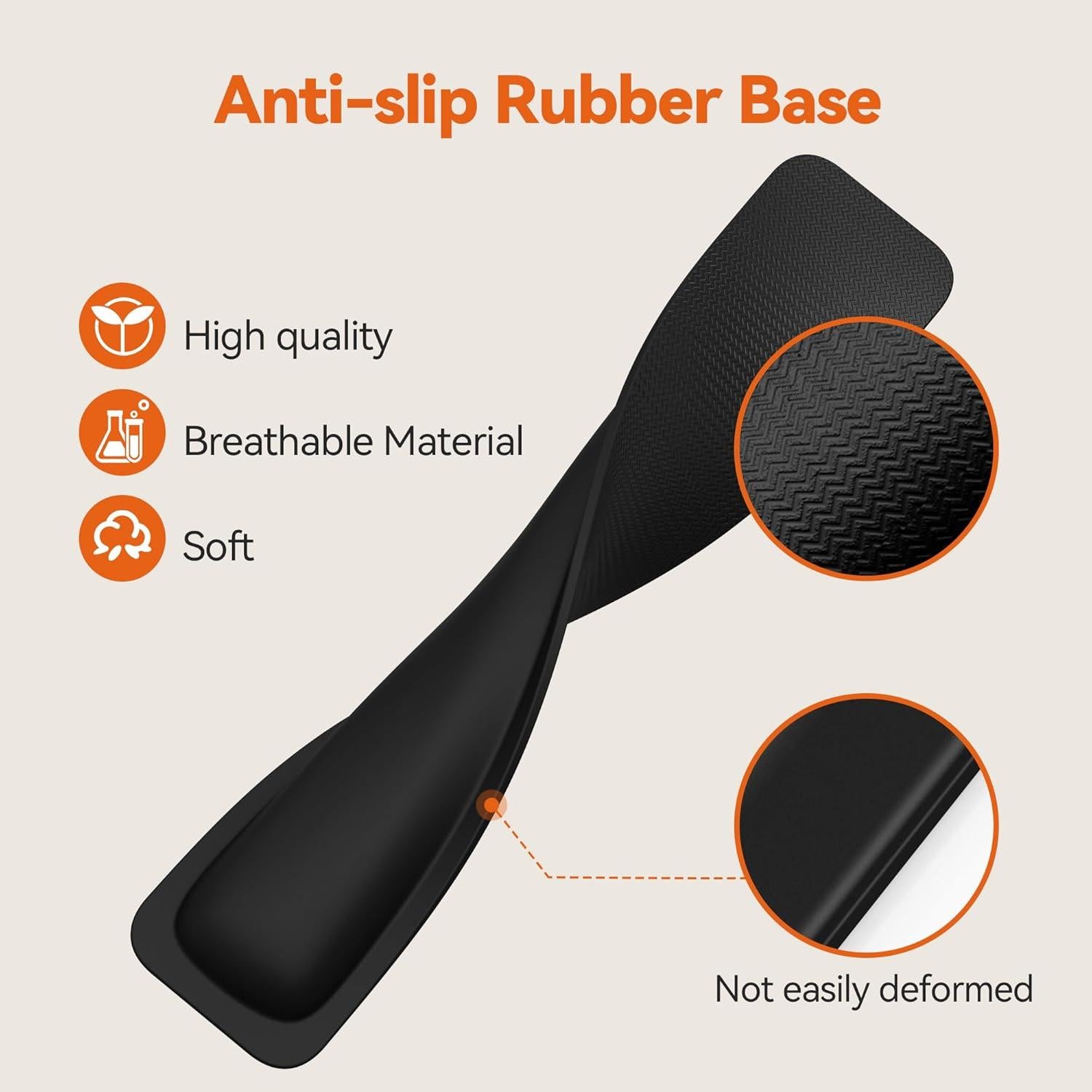 Reposamuñecas Ergonómico TECKNET Negro 43.2x8.4 cm