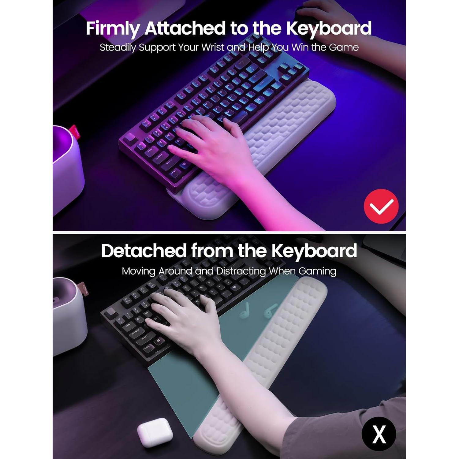 Reposamuñecas Ergonómico STARSIKI con Espuma Viscoelástica
