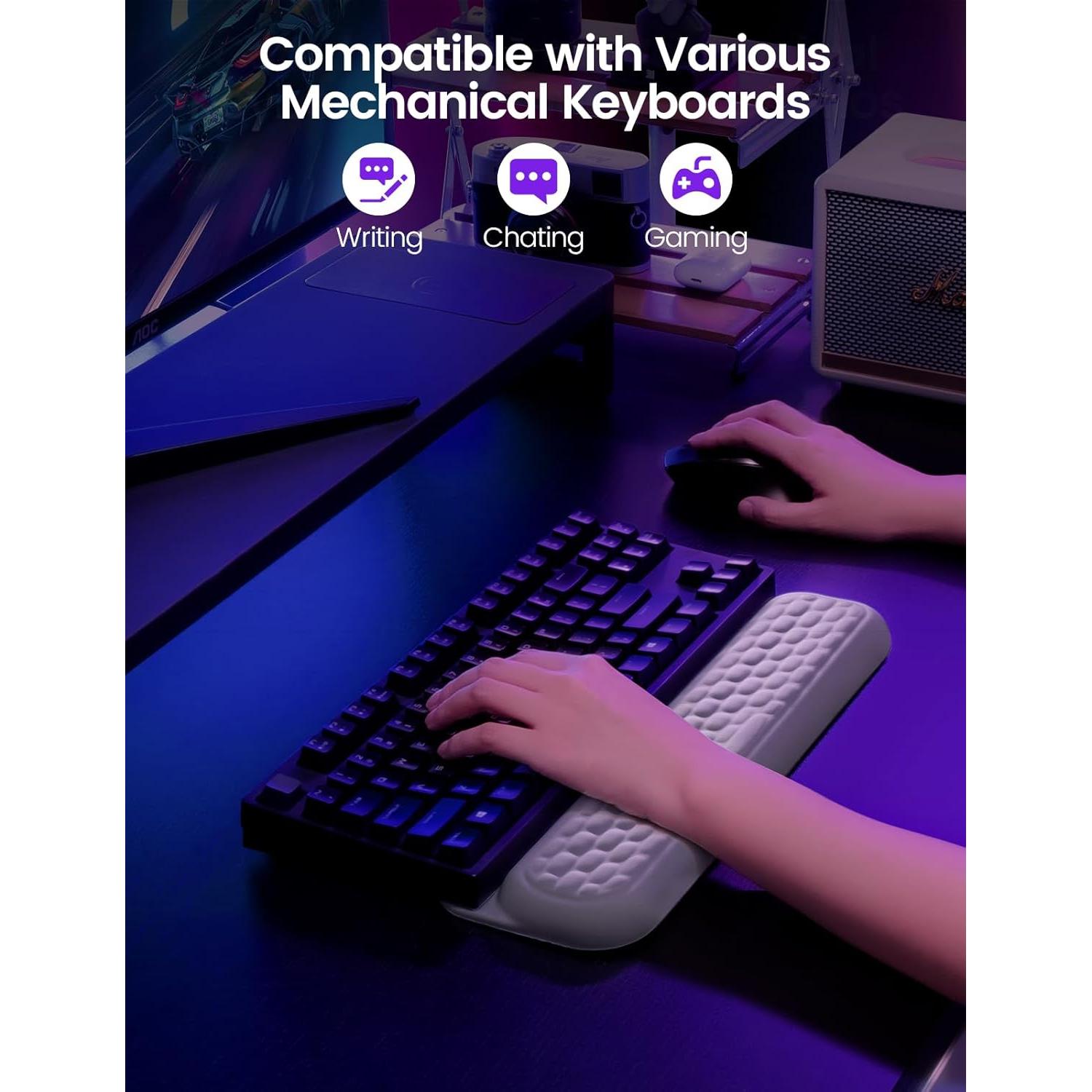 Reposamuñecas Ergonómico STARSIKI con Espuma Viscoelástica