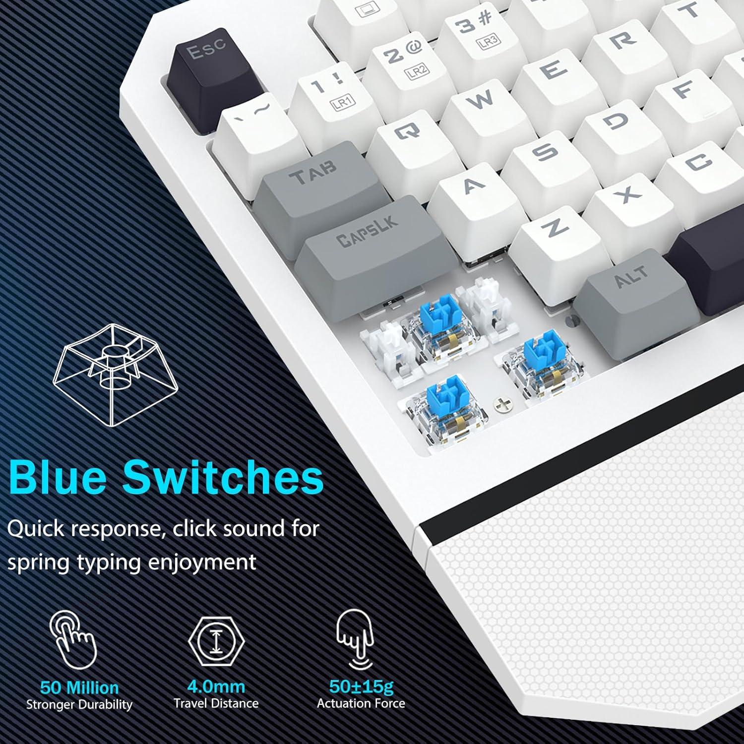 Teclado Mecánico Redragon K558 con Retroiluminación LED