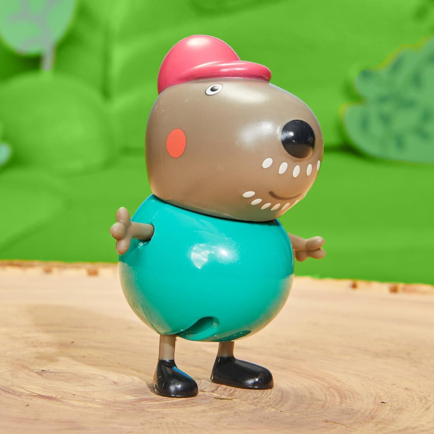 Grúa Retroceso Peppa Pig + Abuelo Perro + Juguete 7,62 cm