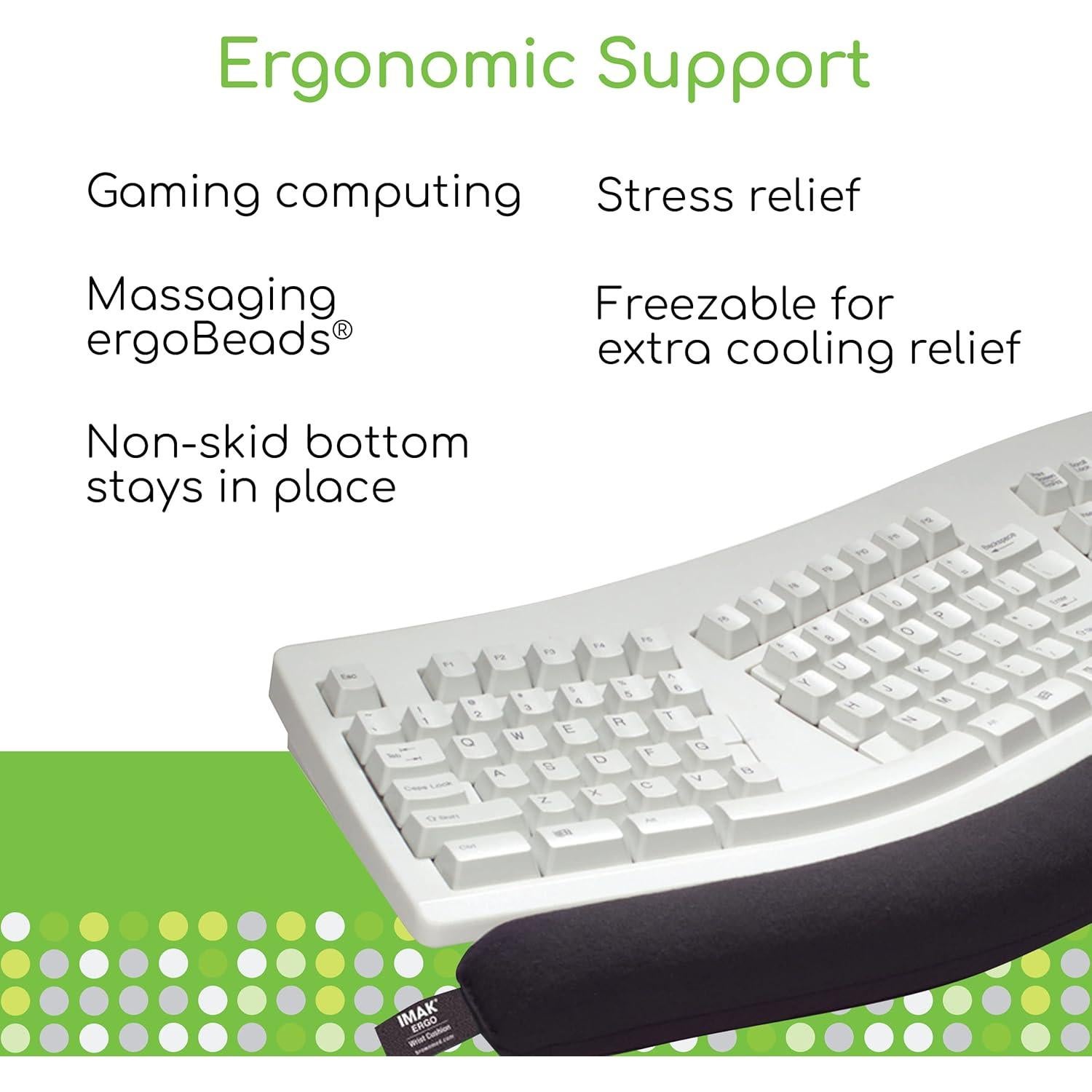 Cojín Ergo para Muñeca IMAK - Reposamuñecas Ergonómico 15.2x12.7cm