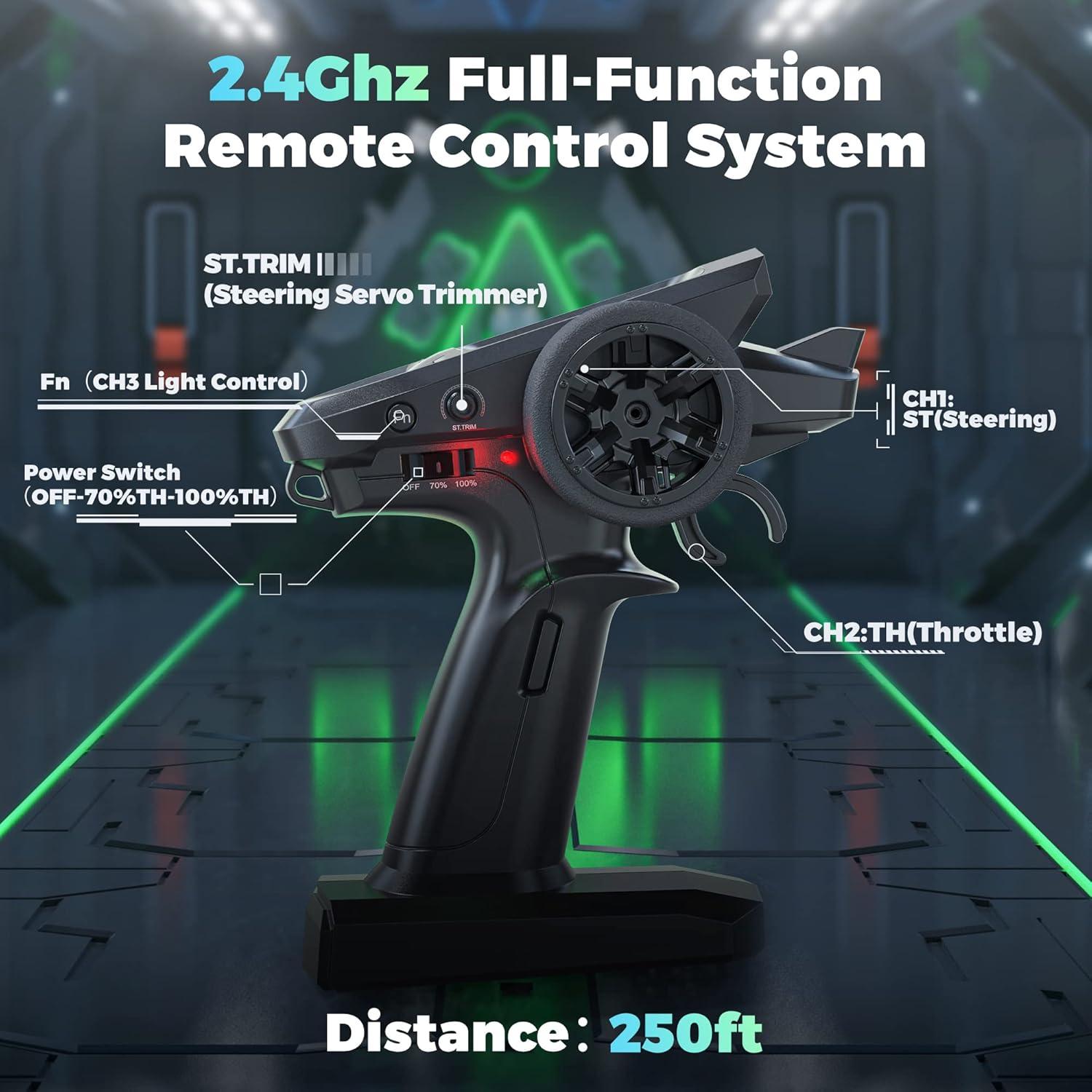 Coche RC Todo Terreno BEZGAR HP161S 4WD 68 km/h