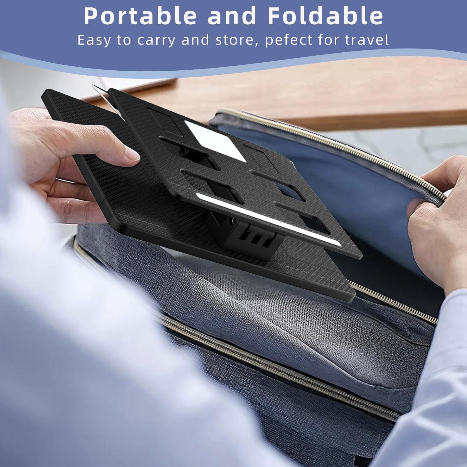 Kit Teclado Bluetooth y Soporte Ajustable Enituo para Tablets 4-12.9"