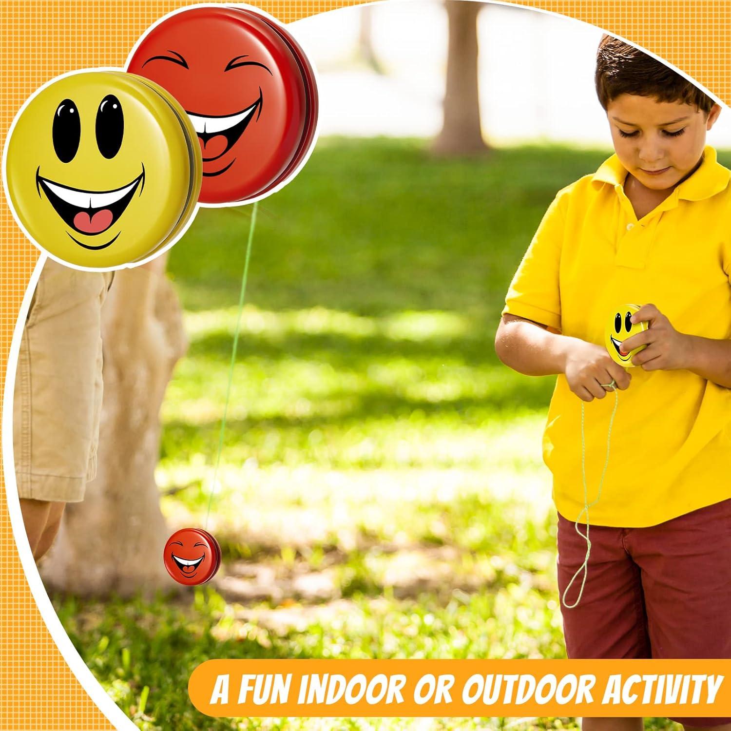 Paquete de 20 Yo Yos Caras Sonrientes Sotiff - 10 Colores