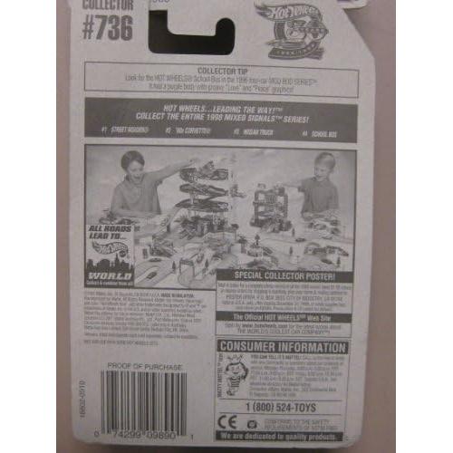 Autobús Escolar Hot Wheels 1998 1:64 Amarillo Coleccionable