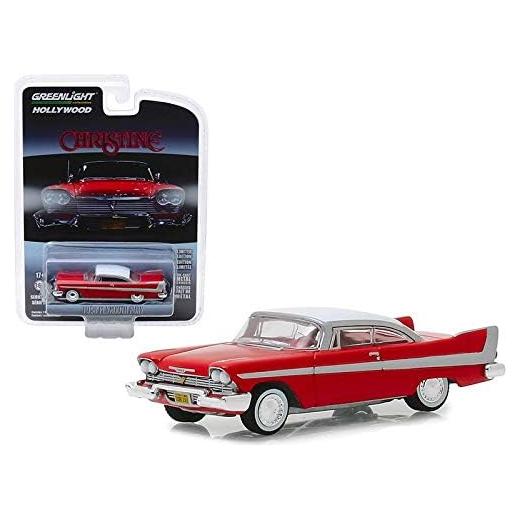 DIECAST Greenlight 1:64 Christine 1958 Plymouth Fury Rojo