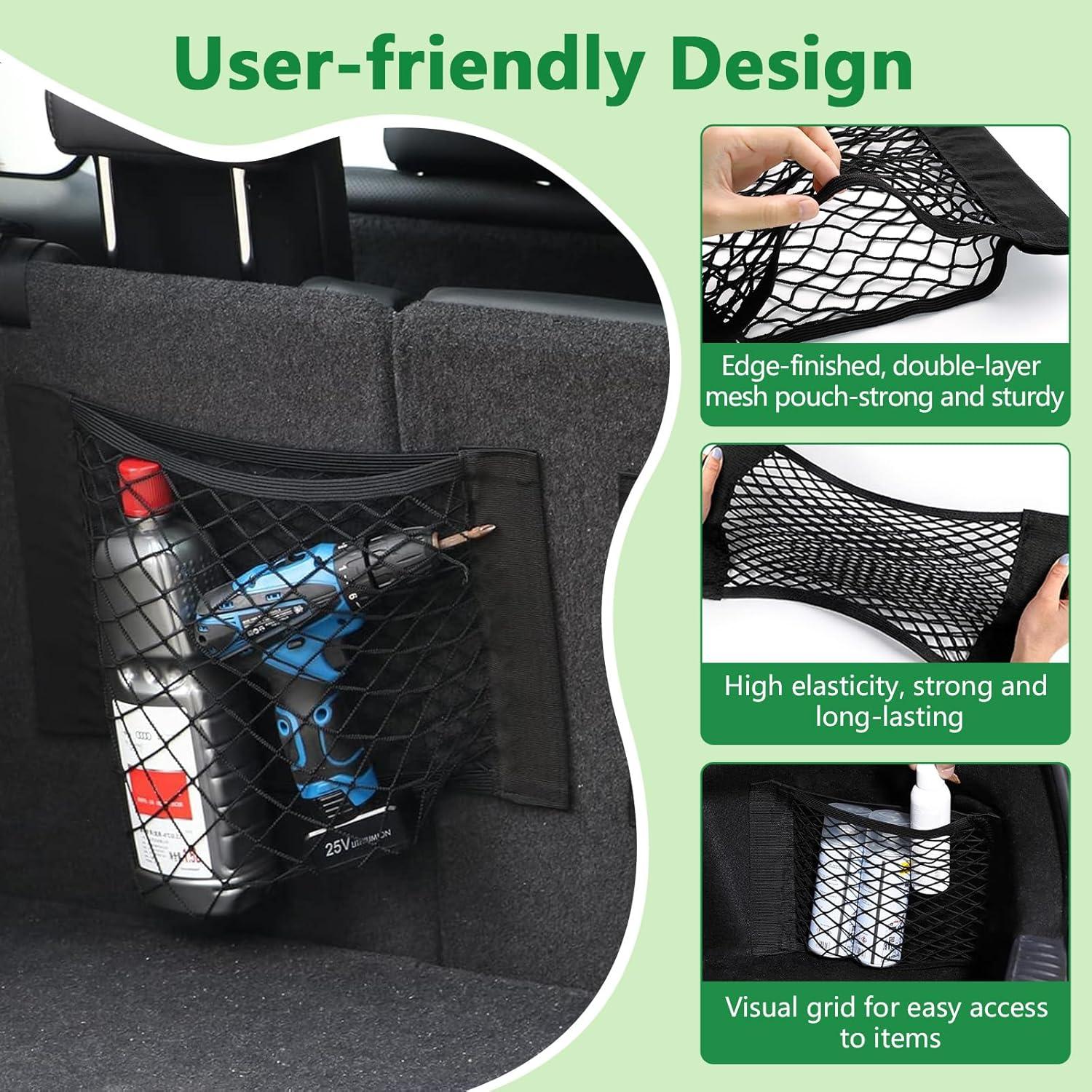 Organizador de Maletero CARFIB Red de Carga Malla 4 Piezas