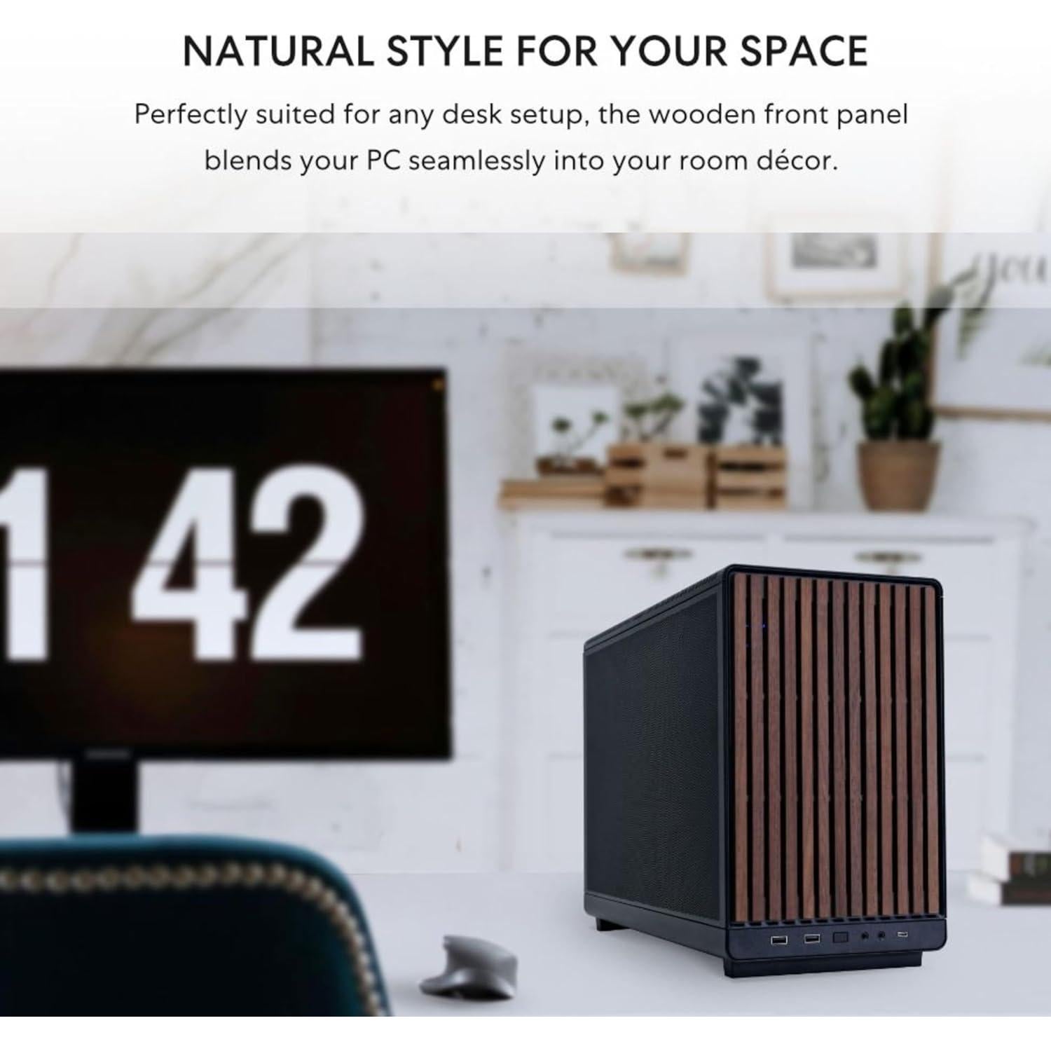 Chasis Lian Li A3-mATX-WD Negro - Soporta AIO 360mm