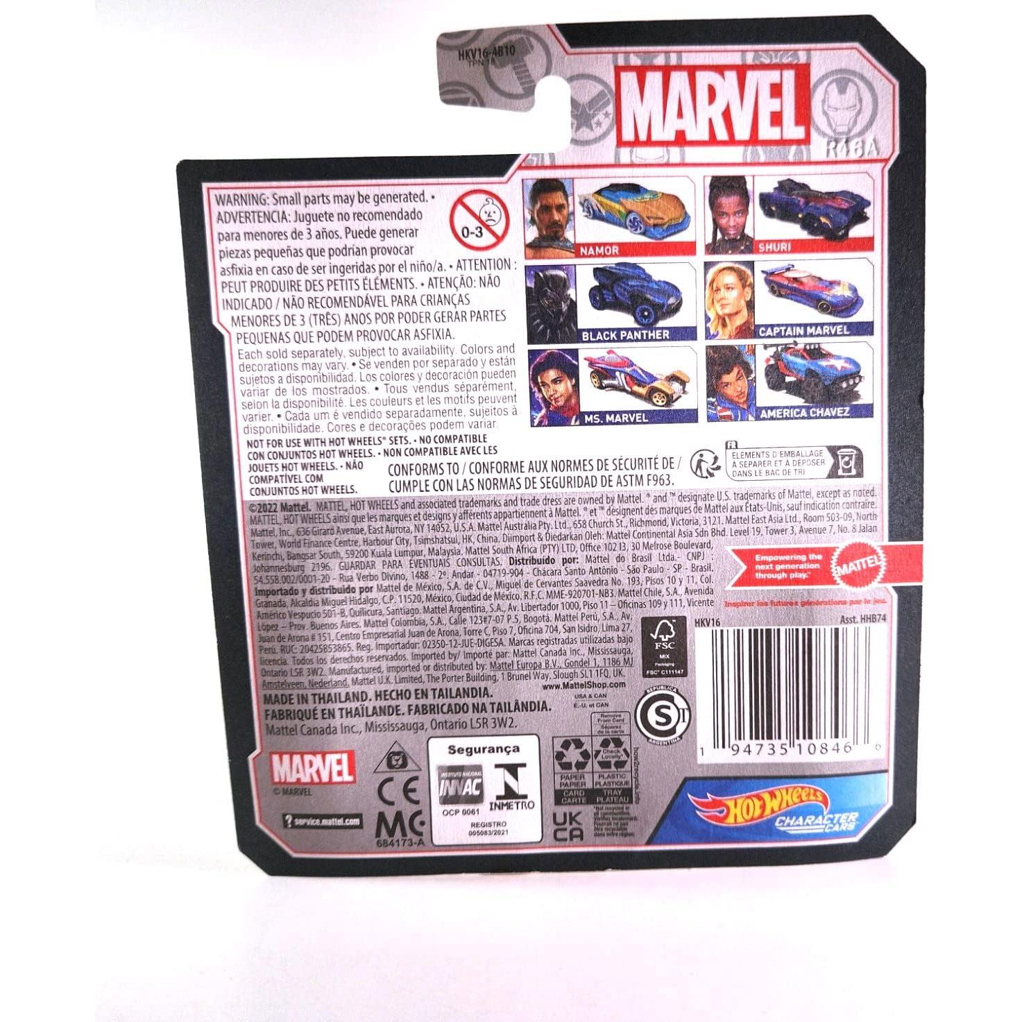 Hot Wheels Autos Marvel Shuri 1:64 Colección 2023