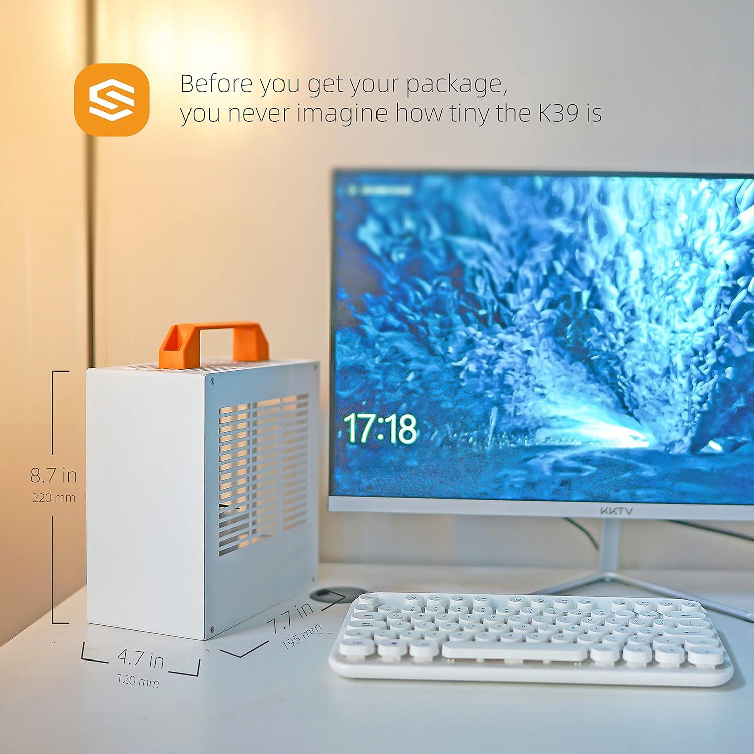 Caja Mini ITX SGPC K39 Acero 1.5mm con USB y Type-C