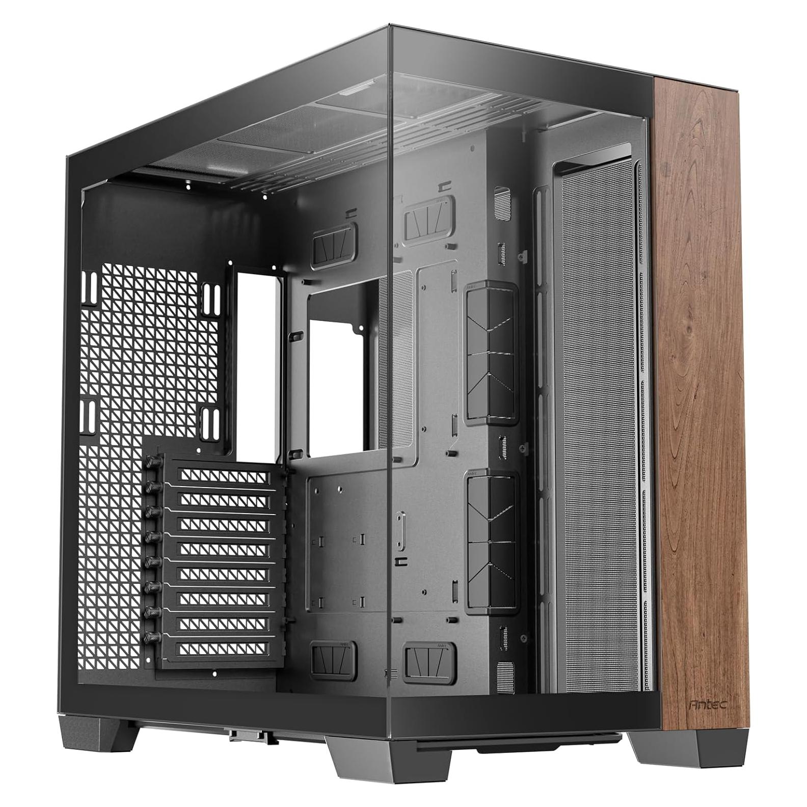 Caja de PC E-ATX Antec C8 Madera, Doble Cámara, Soporte 360mm