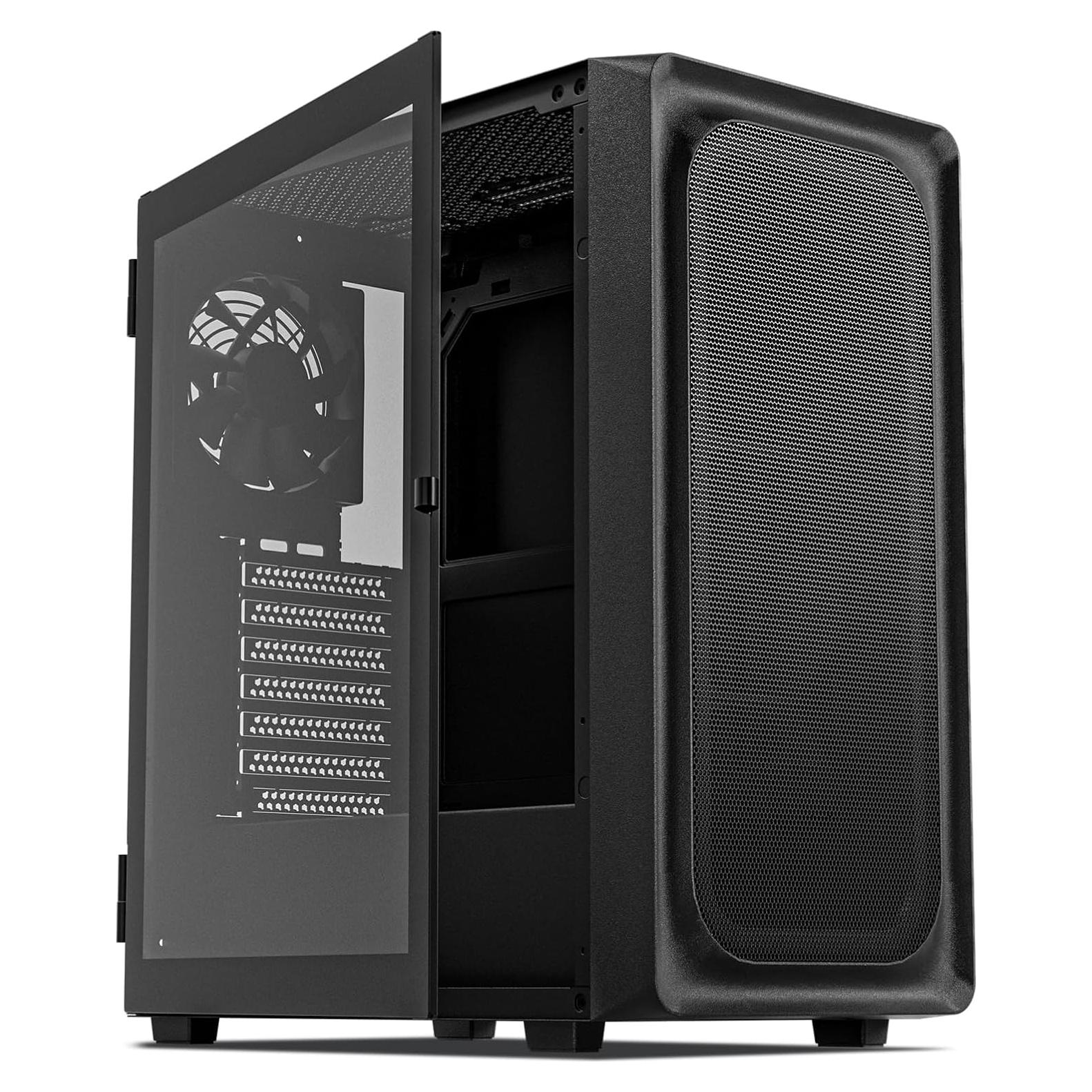 Caja de PC Mid Tower ATX DARKROCK EC2 Negra con Vidrio Templado