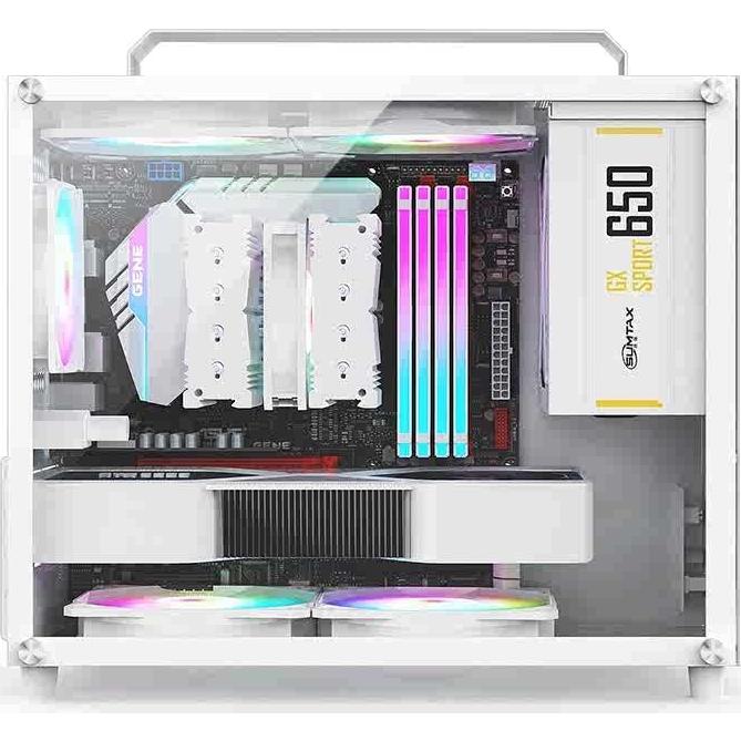 Caja Mini Torre ALAMENGDA V500 M-ATX/ITX Blanca 247x160x327mm