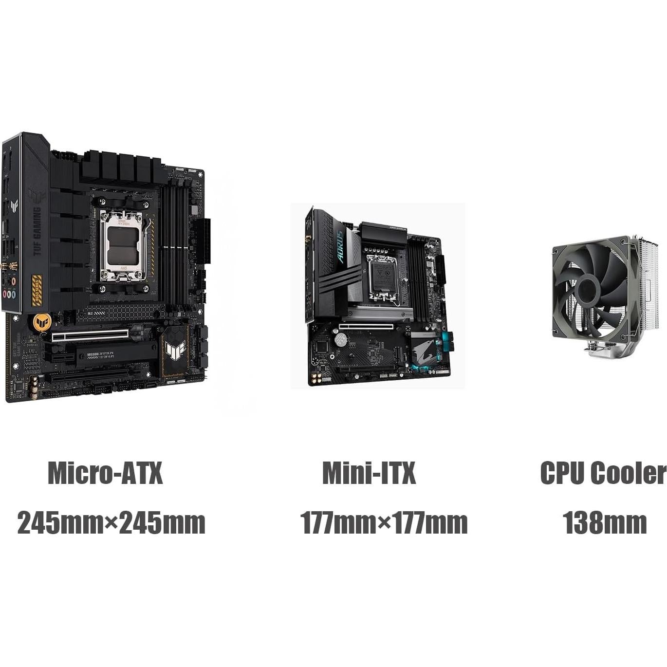 Caja Mini Torre ALAMENGDA V500 M-ATX/ITX Blanca 247x160x327mm