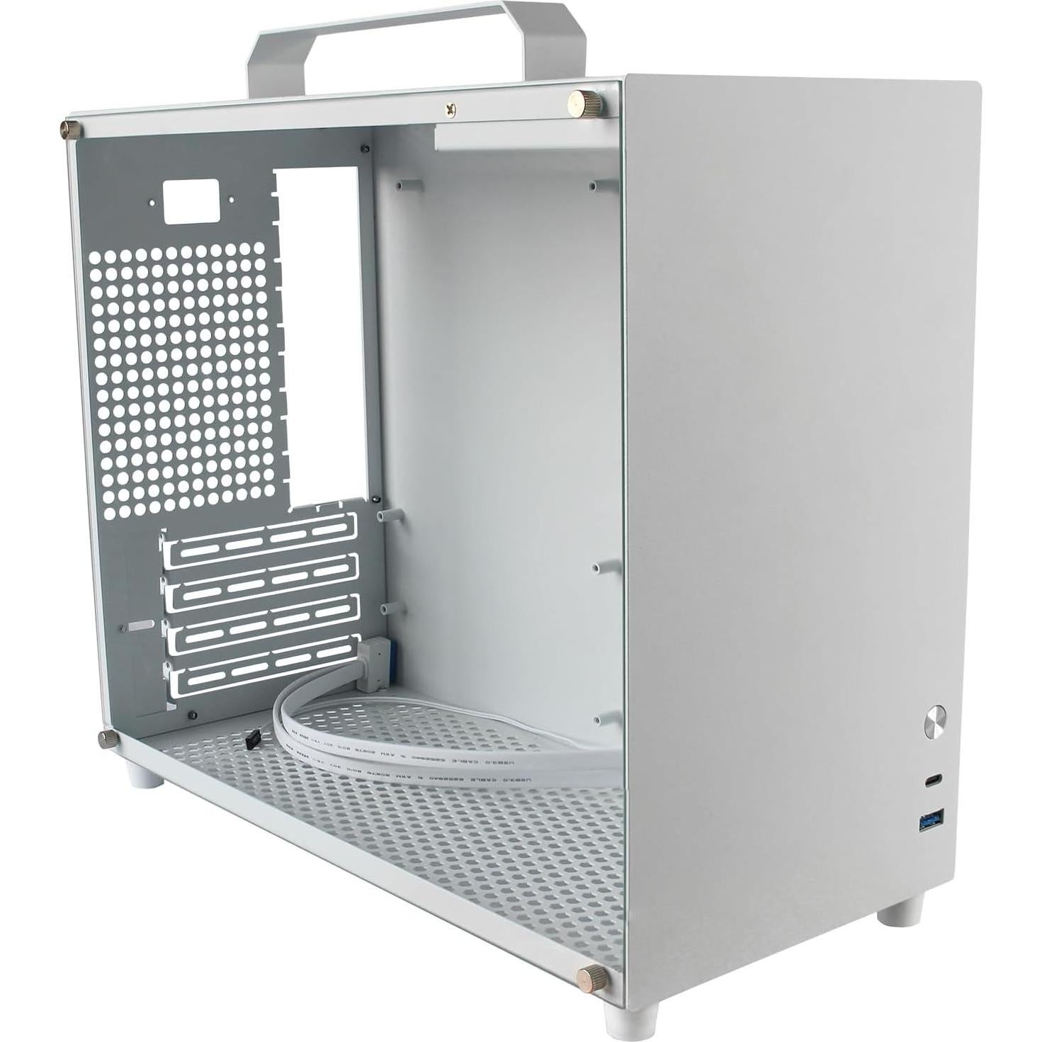 Caja Mini Torre ALAMENGDA V500 M-ATX/ITX Blanca 247x160x327mm